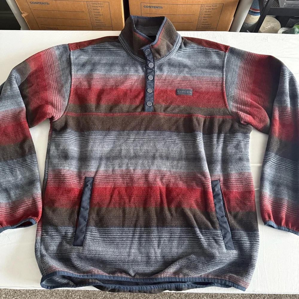 Cinch printed mens pullover